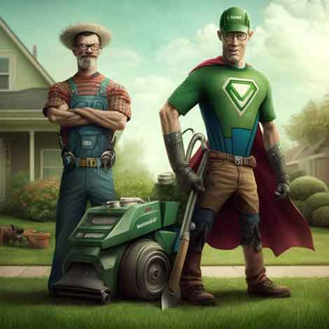 Lawn Care Super Heroes